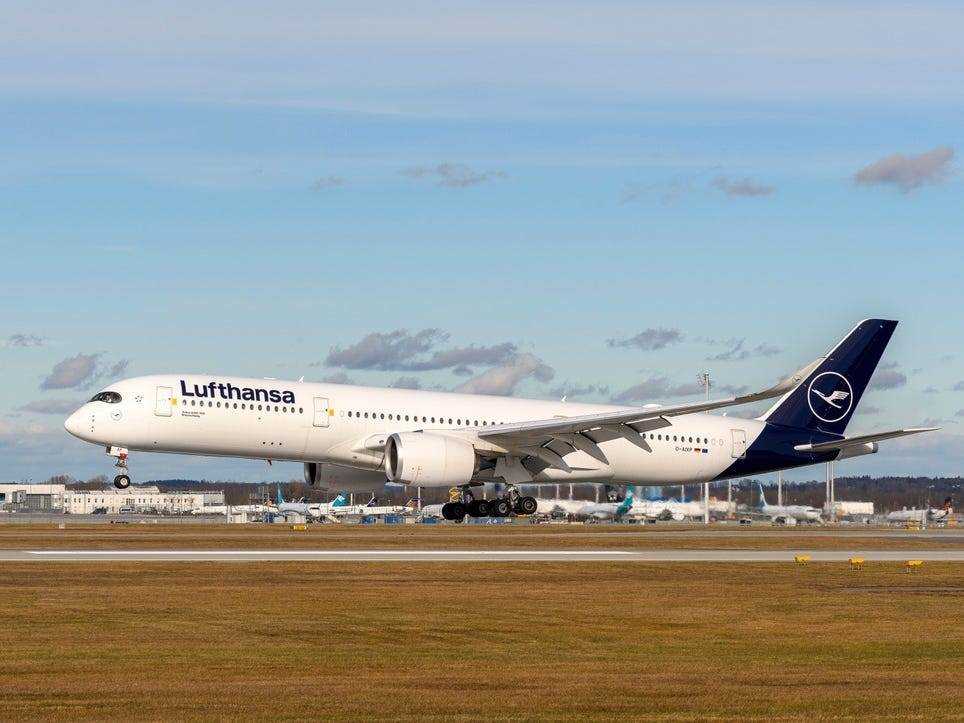 Lufthansa-Flugzeuge.