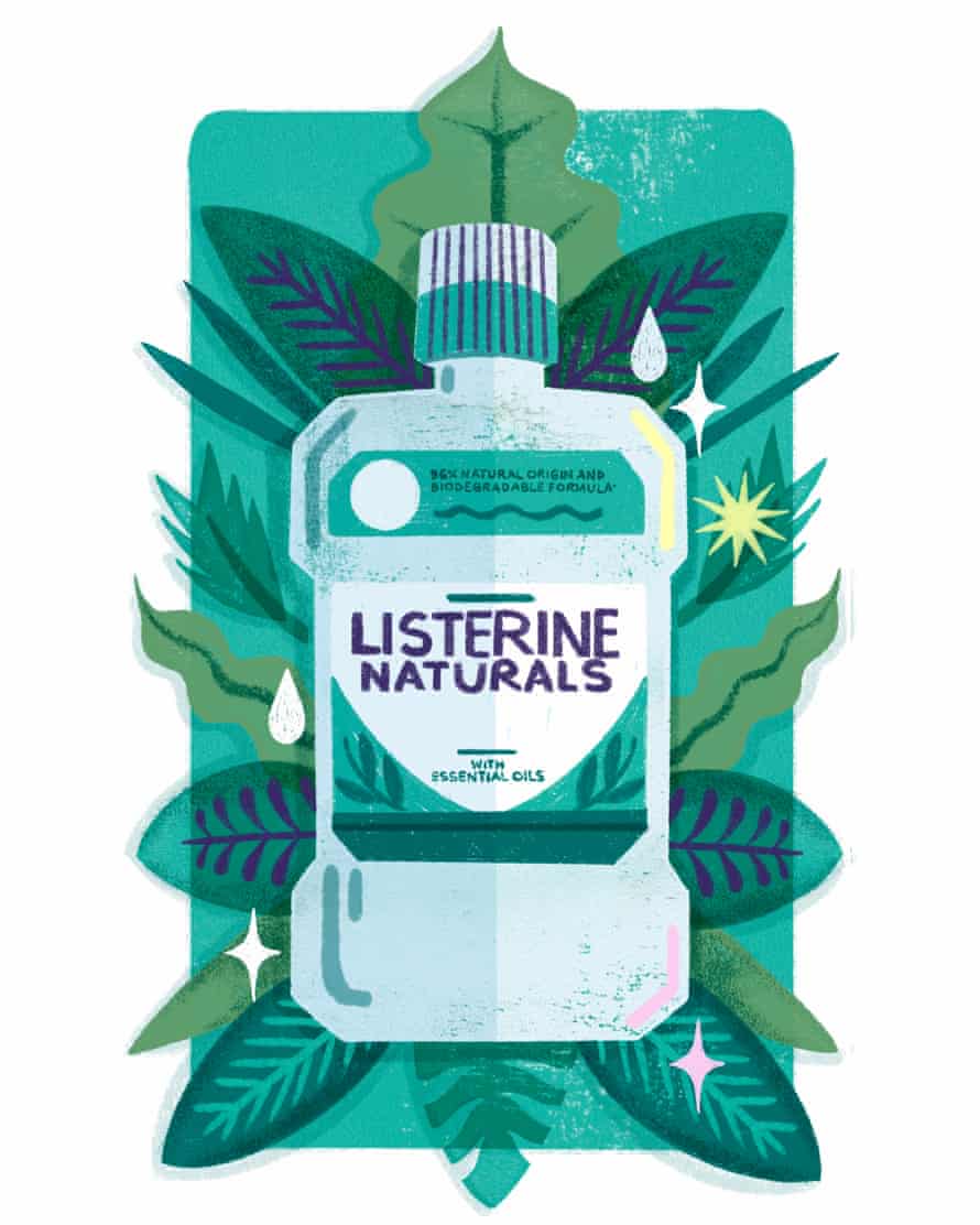 Illustration einer Flasche Listerine