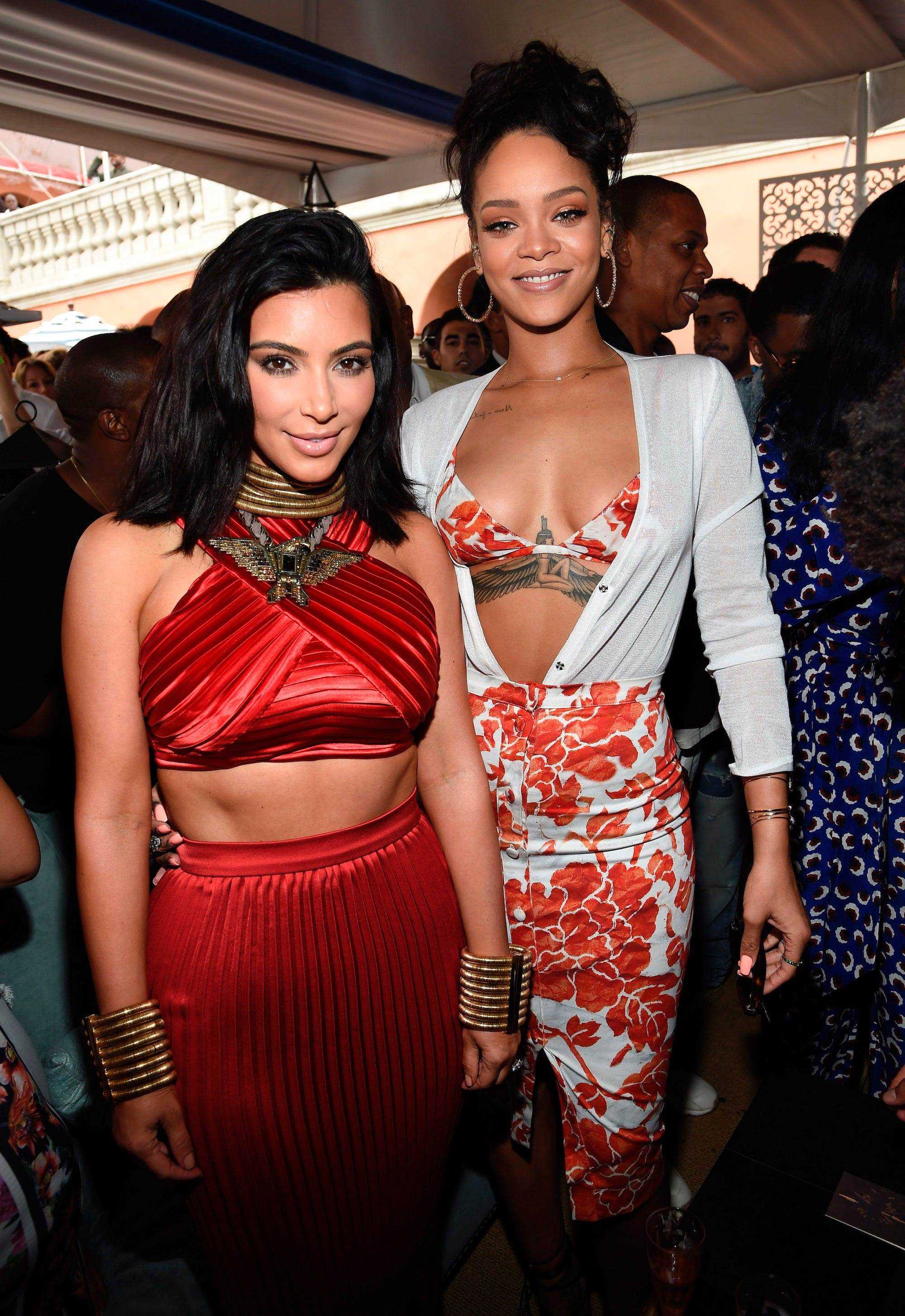 Kim Kardashian und Rihanna