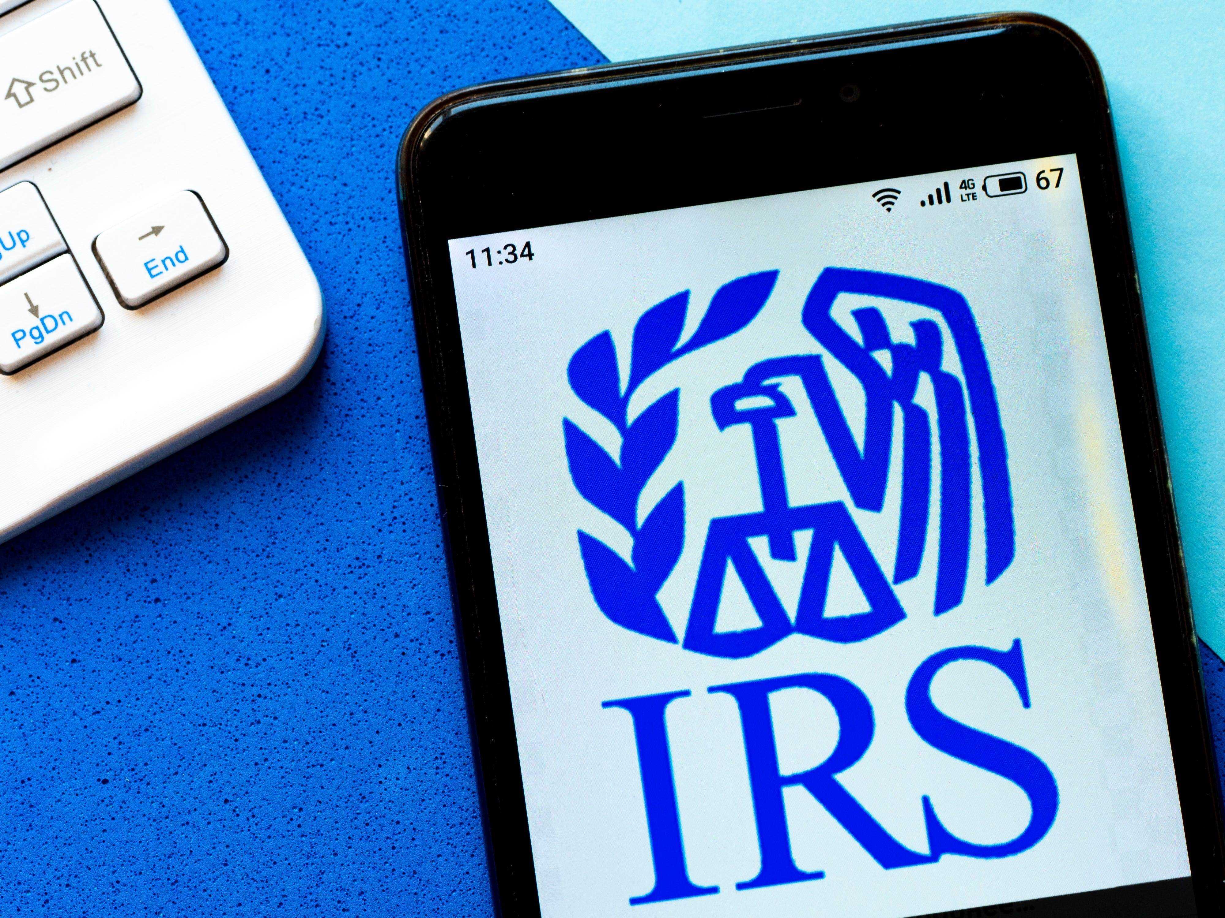 IRS auf dem Handy