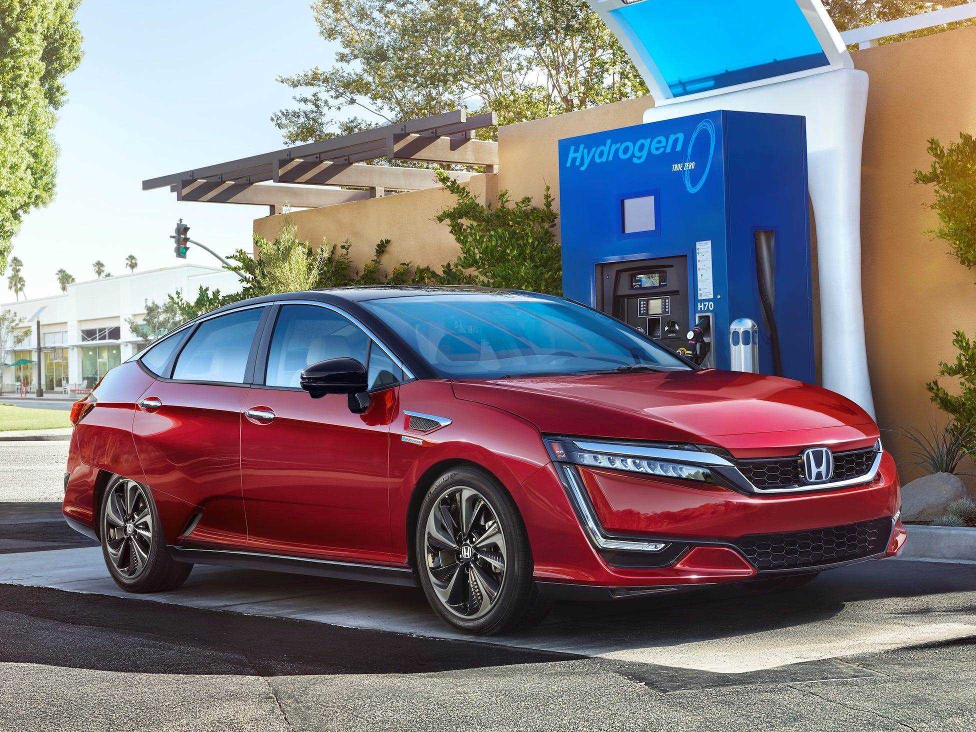 Die Honda Clarity Brennstoffzelle 2020.