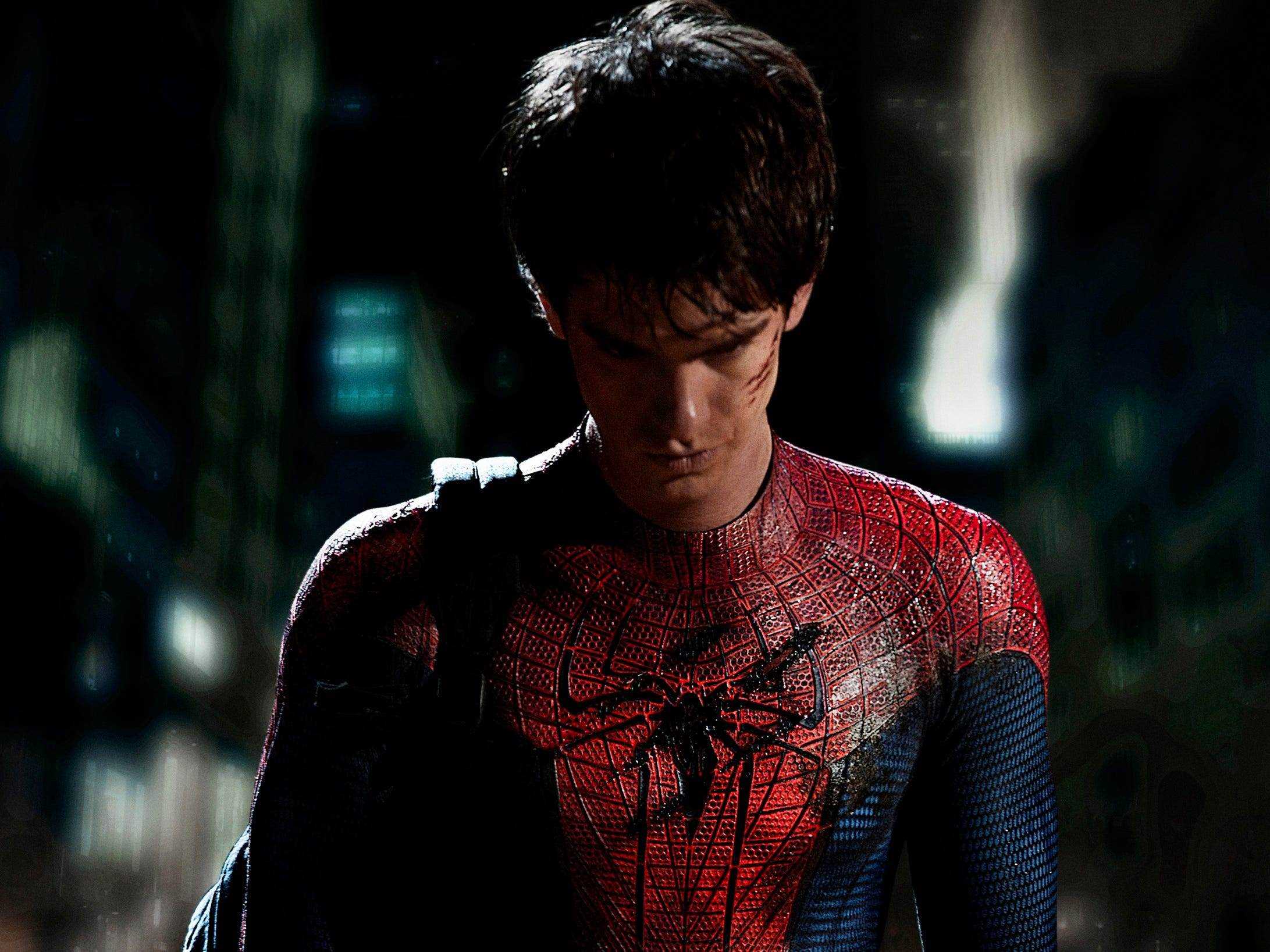Das erste Bild von Andrew Garfield als Spider-Man aus dem Jahr 2011.