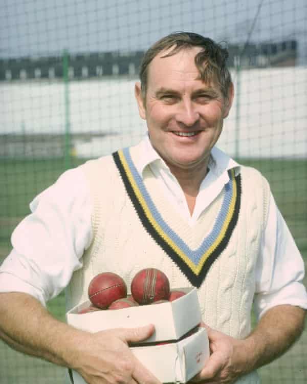 Raymond Illingworth als Manager von Yorkshire im Jahr 1980.