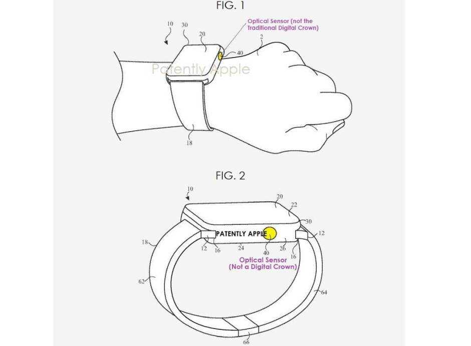 Apple ersetzt möglicherweise die Digital Crown der Apple Watch durch einen optischen Sensor