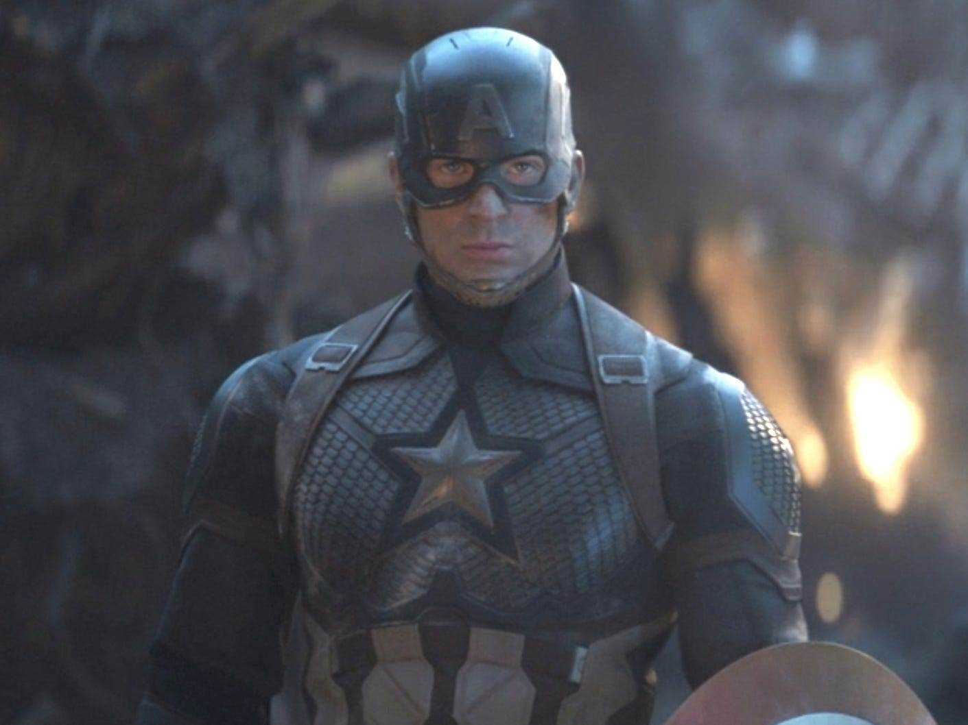 Chris Evans als Captain America in 