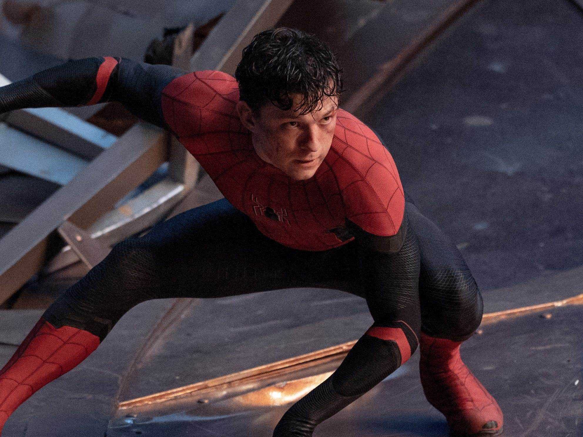 Tom Holland als Peter Parker/Spider-Man in „Spider-Man: No Way Home“.