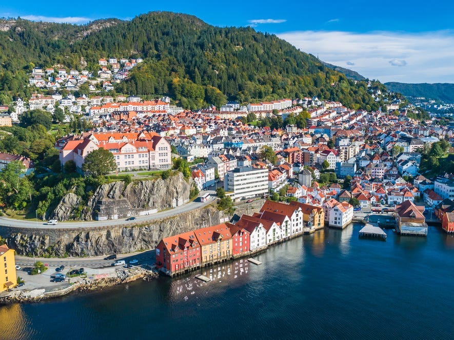 Bergen, Norwegen.