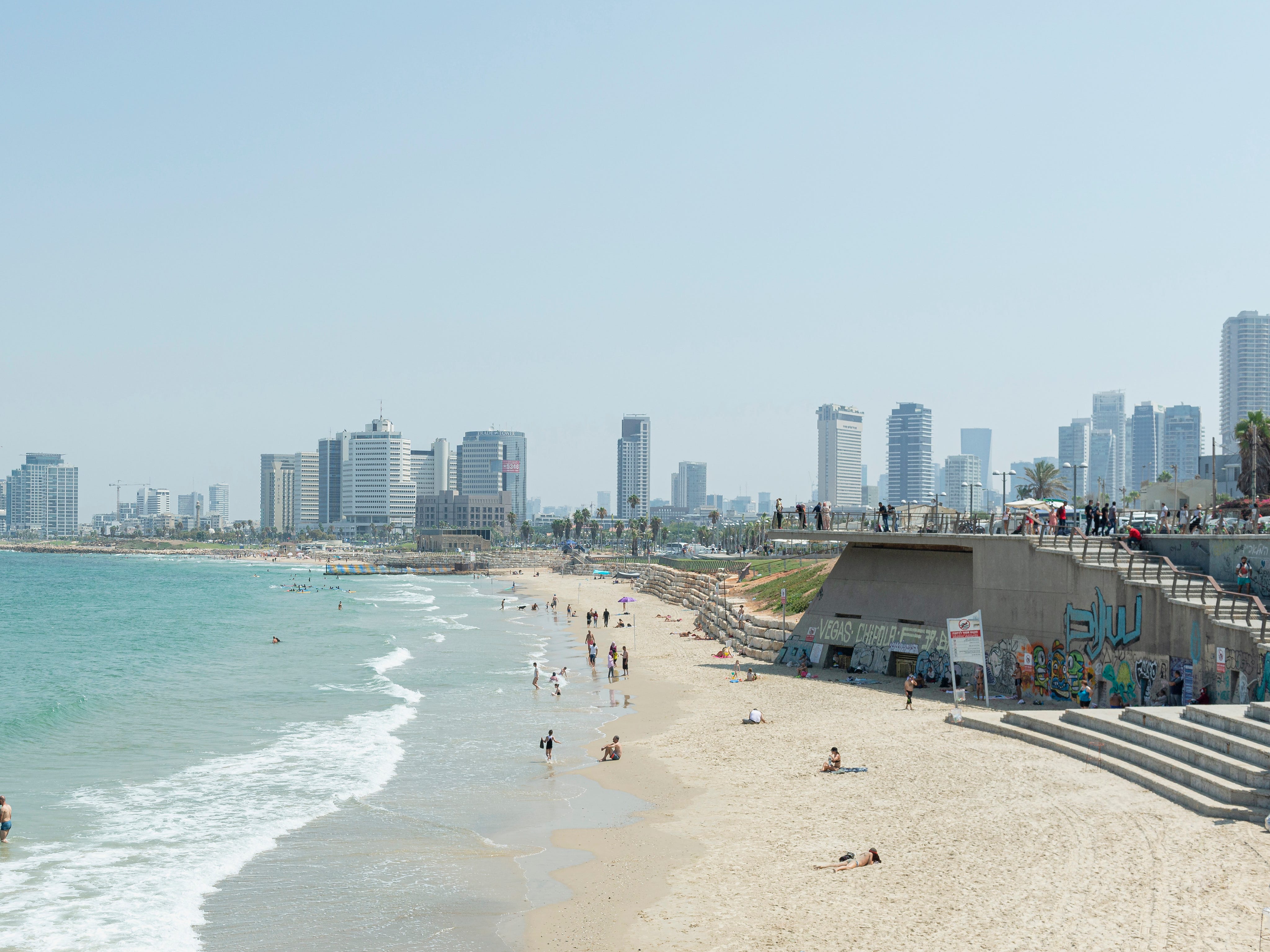 Stadtbild von Tel Aviv, Israel.