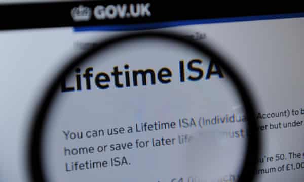 Lifetime Isa-Details auf der Website der britischen Regierung
