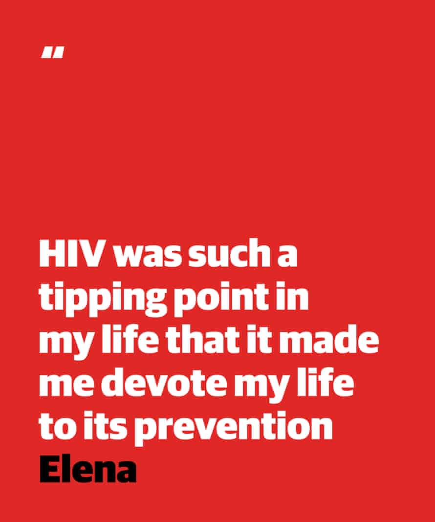 Zitat von Elena: "HIV war so ein Wendepunkt in meinem Leben, dass ich mein Leben der Prävention widmete"