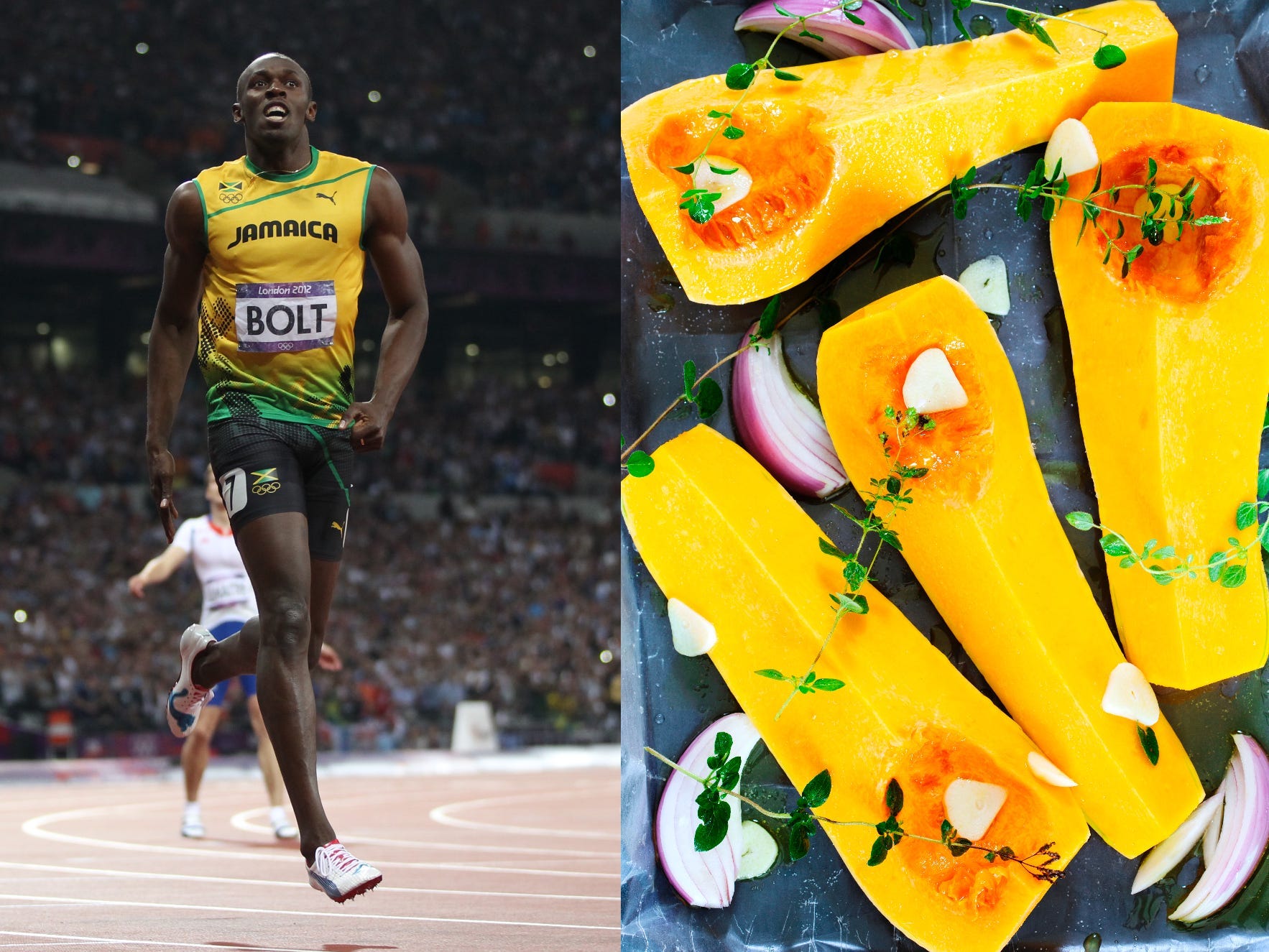 Usain Bolt Kürbisgericht