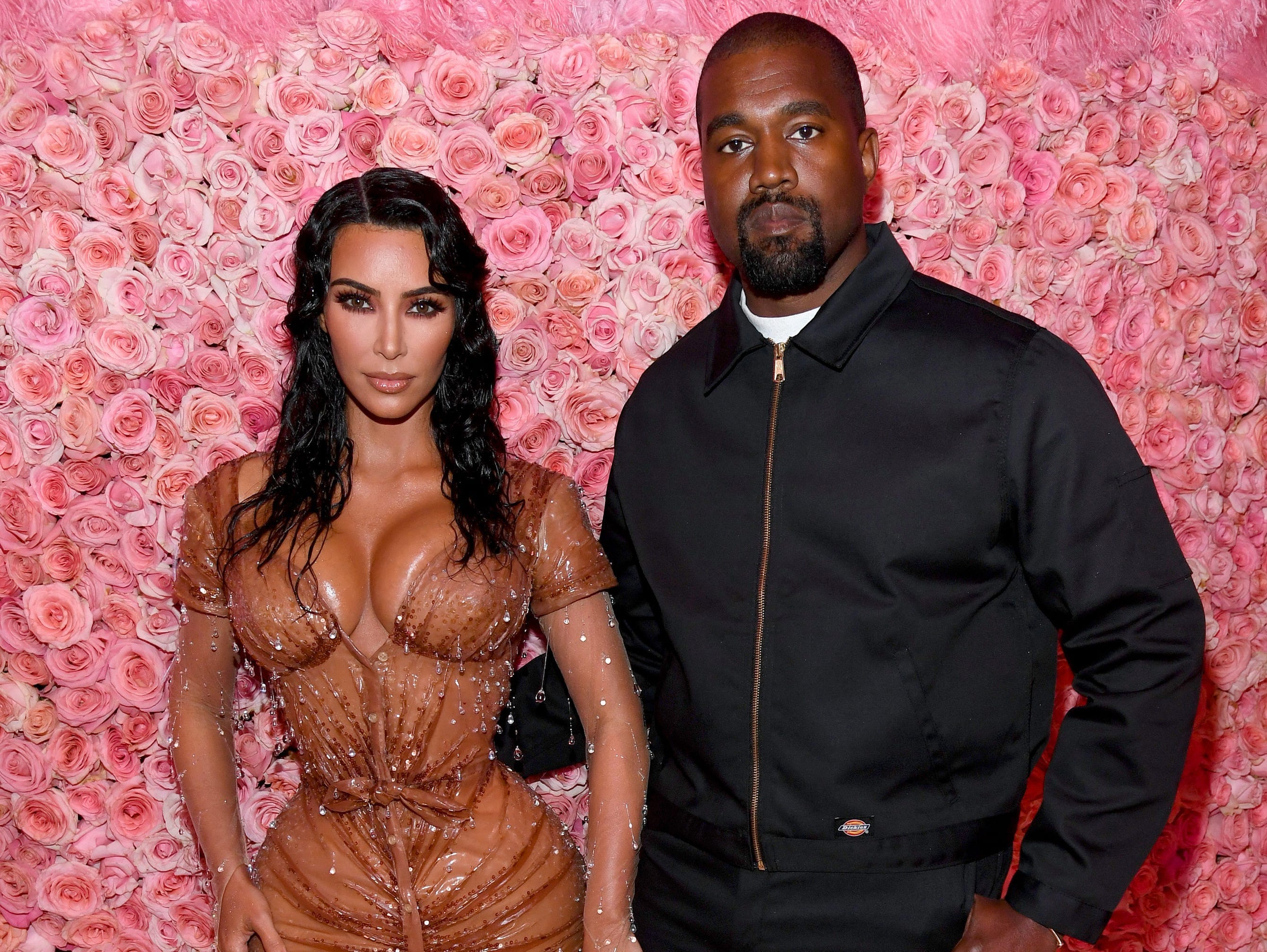Kim Kardashian und Kanye West nehmen an der Met Gala 2019 teil.