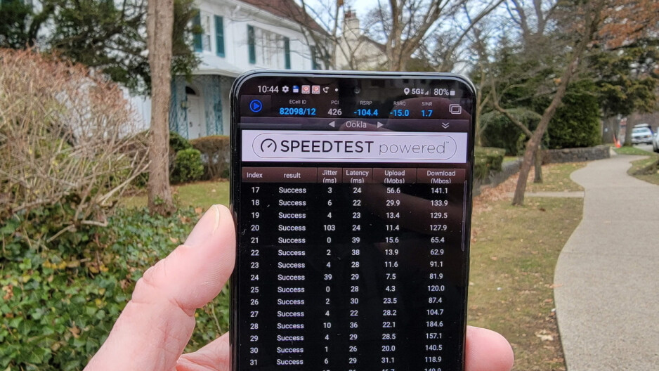 Das 5G-UW-Symbol von Verizon kann jetzt auch C-Band-Konnektivität bedeuten – Verizon vs. T-Mobile 5G-Netzwerktest in New York: Neue C-Band-Bereitstellung trifft auf Sprints Spektrum