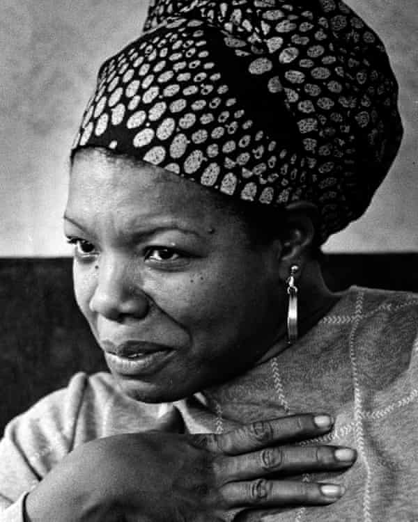 Maya Angelou, abgebildet im Jahr 1974.