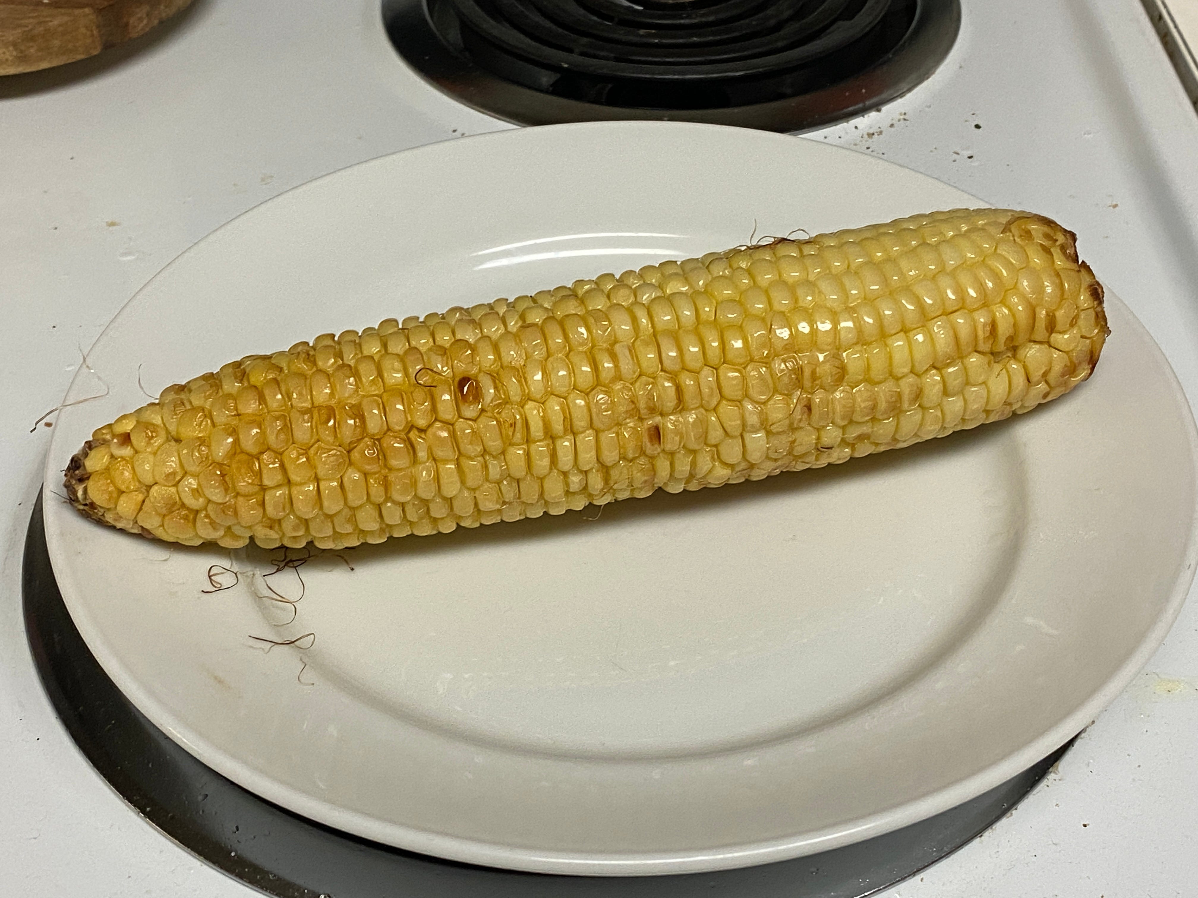 Ein leicht gerösteter Mais.