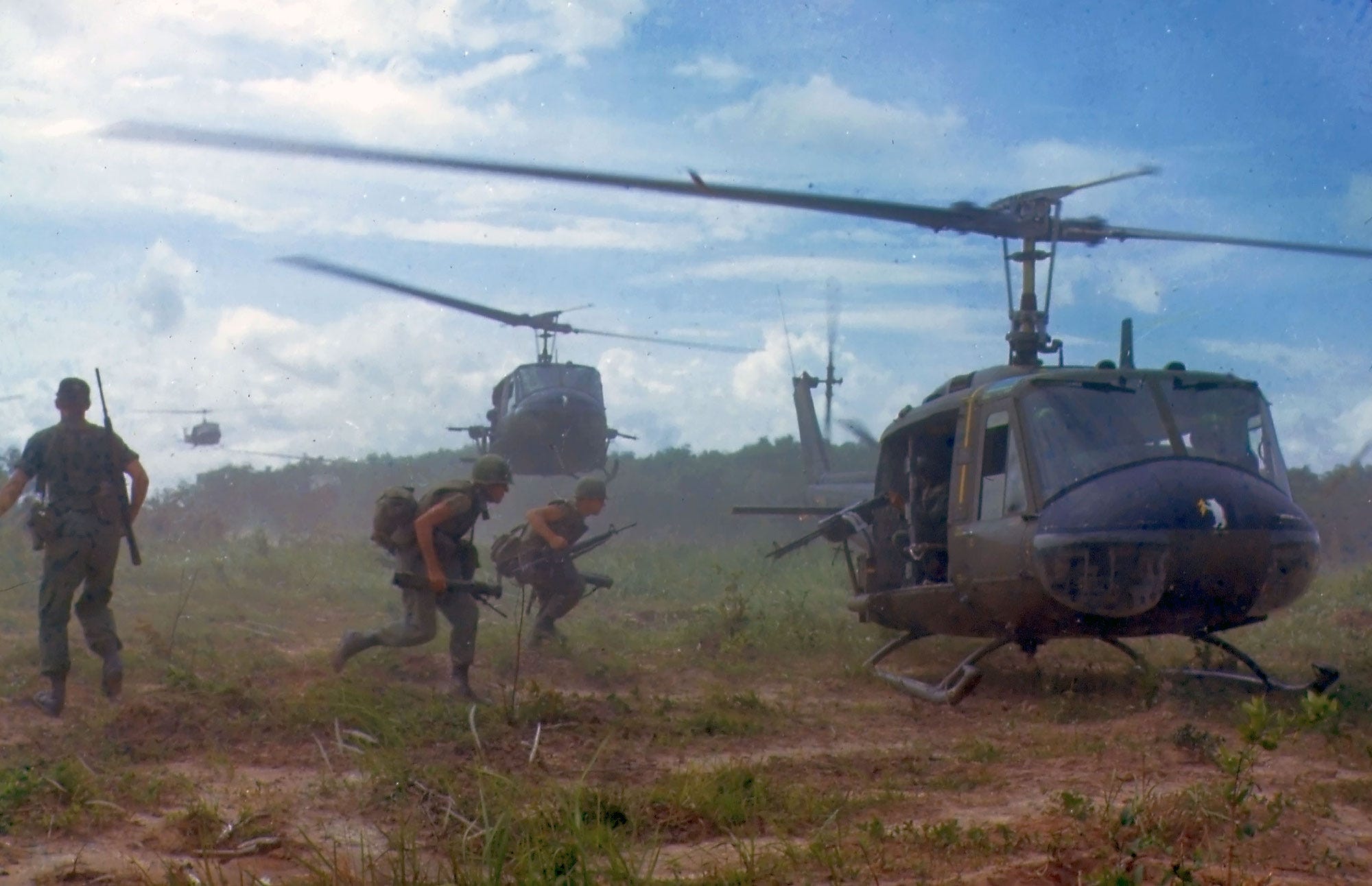 Army Bell UH-1D-Hubschrauber in Vietnam