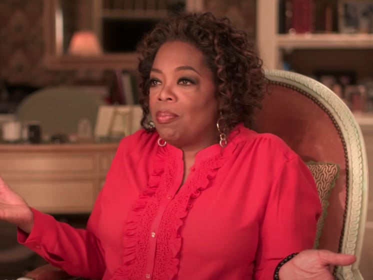 Oprah Winfrey in „Maya Angelou: Und immer noch stehe ich auf“.