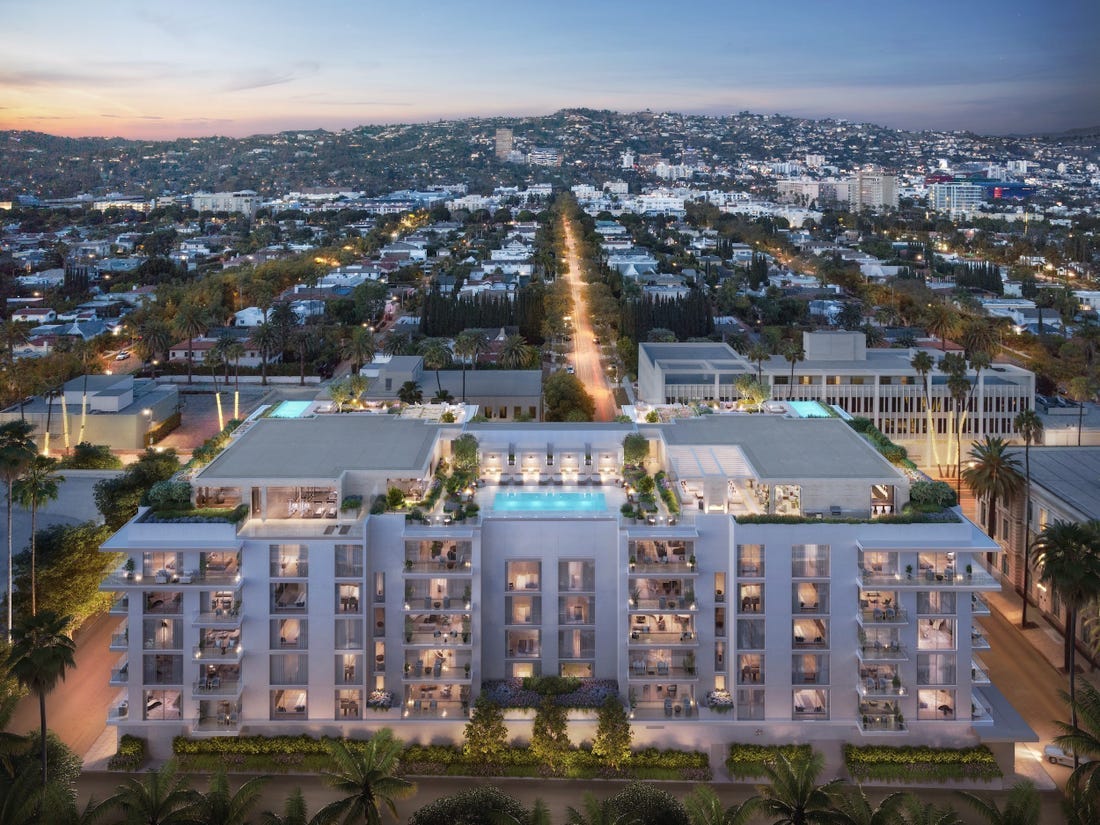 Die Residenzen des Mandarin Oriental in Beverly Hills, Kalifornien