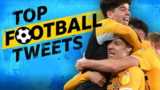 Top-Football-Tweets: Spieler von Cambridge United feiern den Sieg über Newcastle in der dritten Runde des FA Cup.