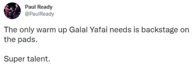 Ein Twitter-Nutzer beschreibt Yafai als einen "Supertalent"