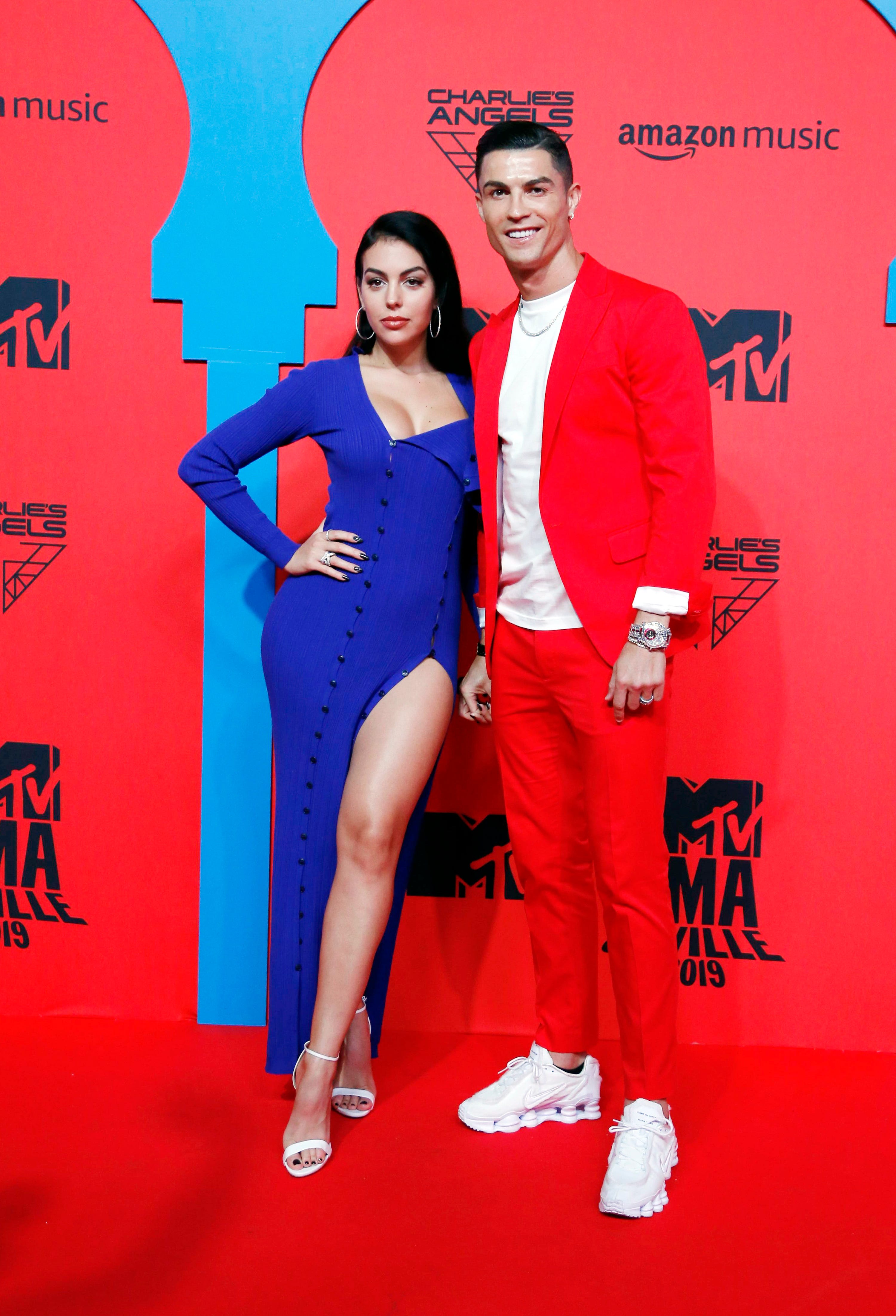 Georgina Rodriguez und Cristiano Ronaldo bei den MTV EMAs 2019.