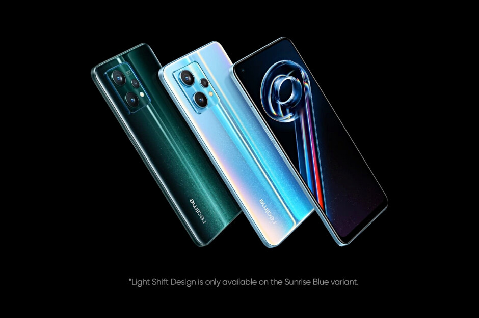 Das Realme 9 Pro+ in Grün und Sunrise Blue - Die Realme 9 Pro-Serie wird am 16. Februar angekündigt