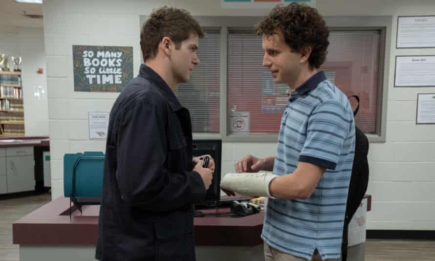 Colton Ryan und Ben Platt in „Lieber Evan Hansen“.