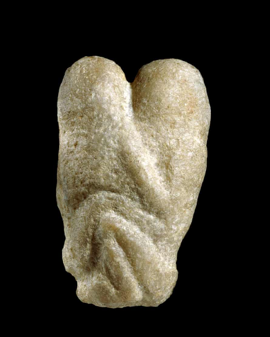 Ain Sakhri-Liebhaber, Natufian-Kultur c.  9000 v. Chr., Ain Sakhri, Jordanien.