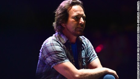 Eddie Vedder tritt bei Pilgrimage Music &  Kulturfestival in Franklin, Tennessee, am 24. September 2017.  