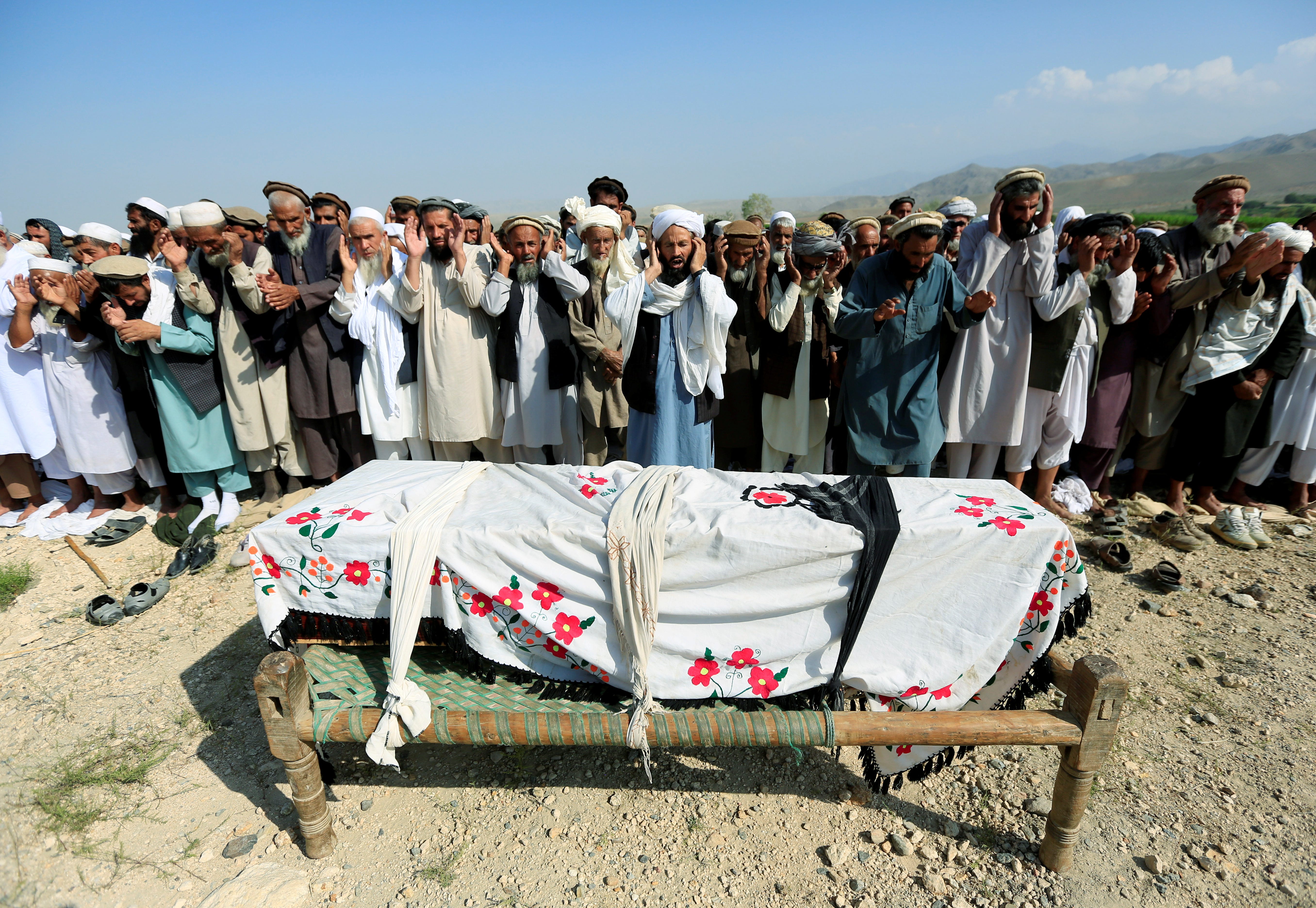 Opfer eines Drohnenangriffs in Afghanistan