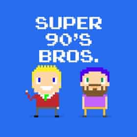 Podcast-Logo der Super 90s Bros