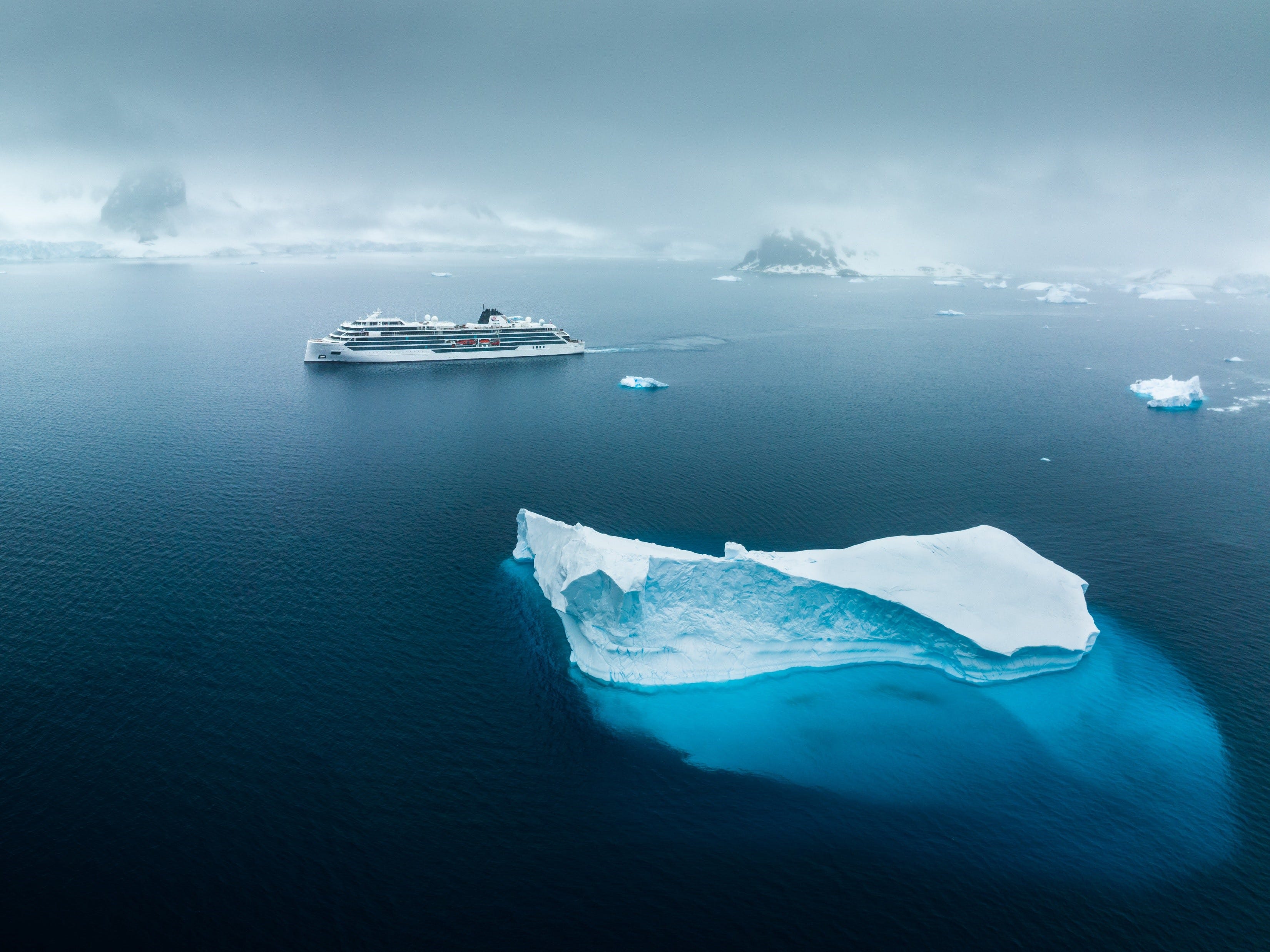 Die Viking Octantis hat kürzlich ihre Jungfernfahrt in die Antarktis unternommen.