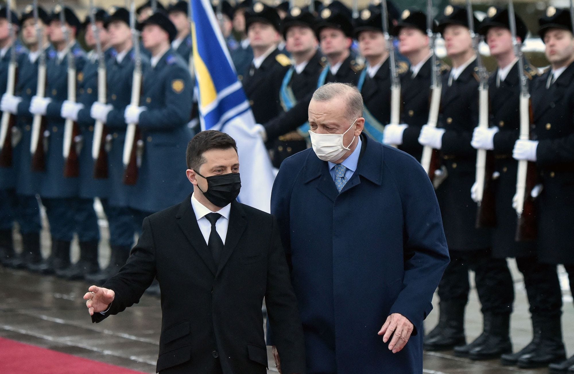 Der ukrainische Präsident Wolodymyr Selenskyj, die Türkei, Recep Tayyip Erdogan