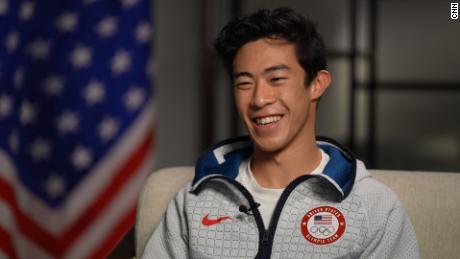 Für Nathan Chen vom Team USA bedeutet dies „Blut, Schweiß, Tränen“.  führte zu olympischem Gold 