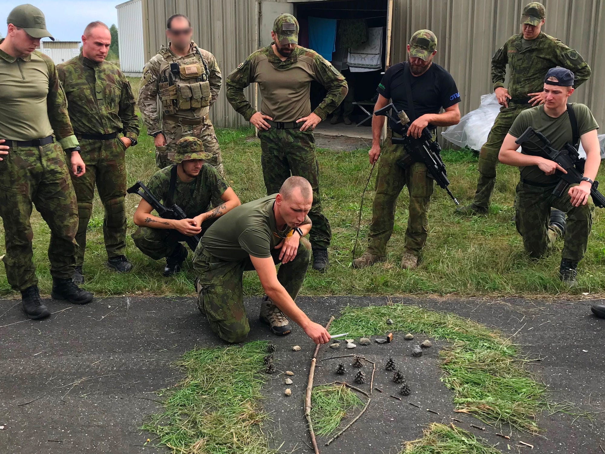 Armee Litauen Green Berets Sabre Junction
