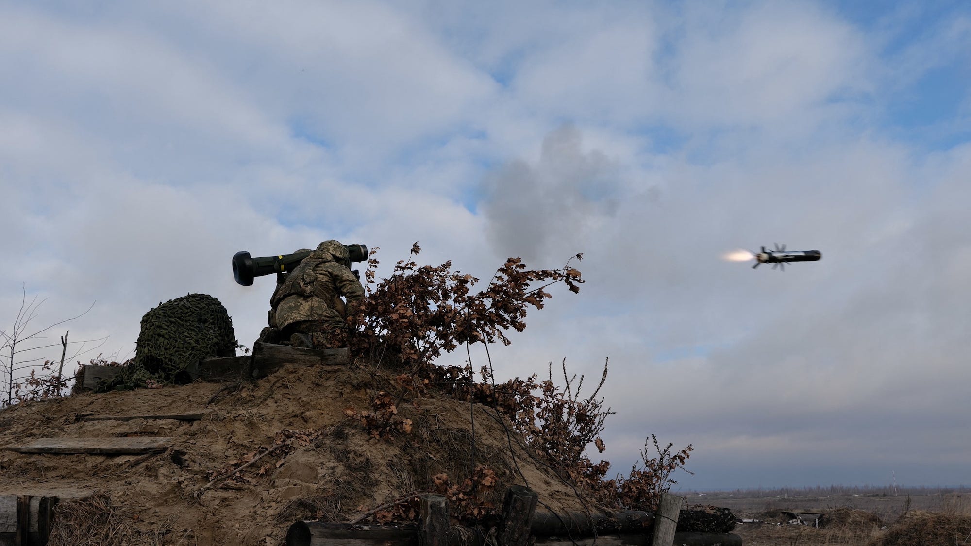 Ukraine Javelin-Panzerabwehrrakete