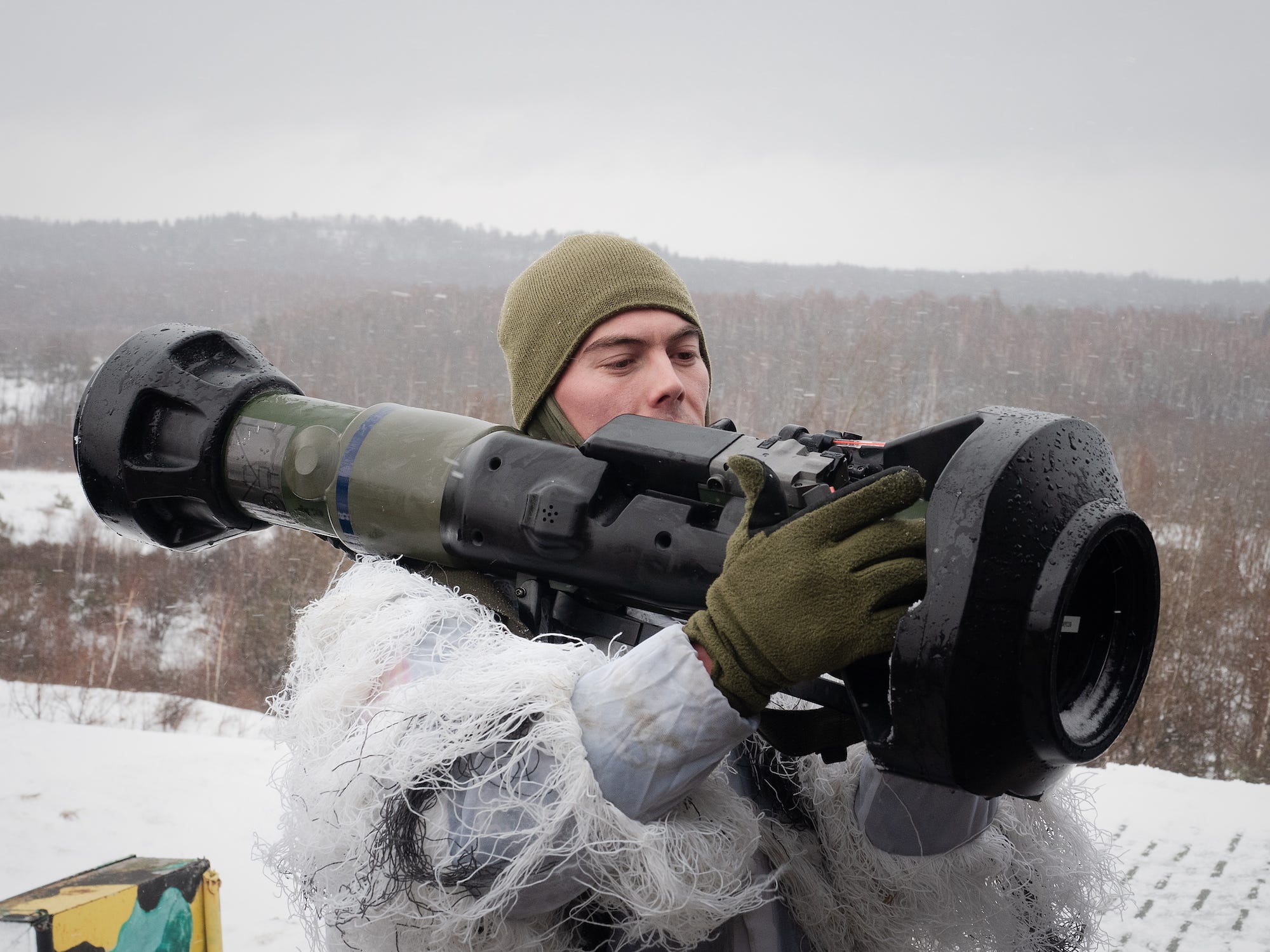 Ukraine NLAW-Panzerabwehrrakete
