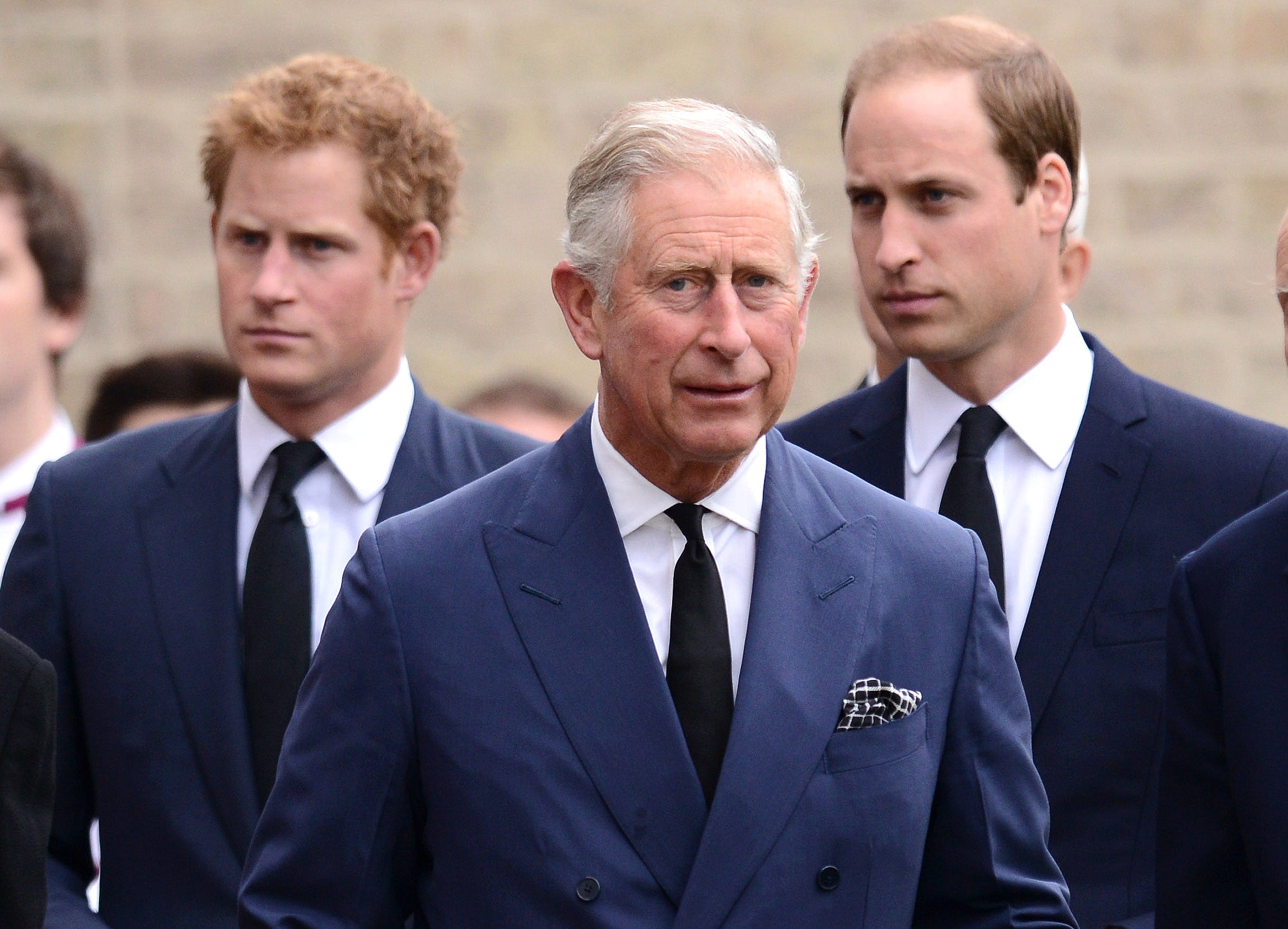 Prinz Charles, Prinz Harry, Prinz William.