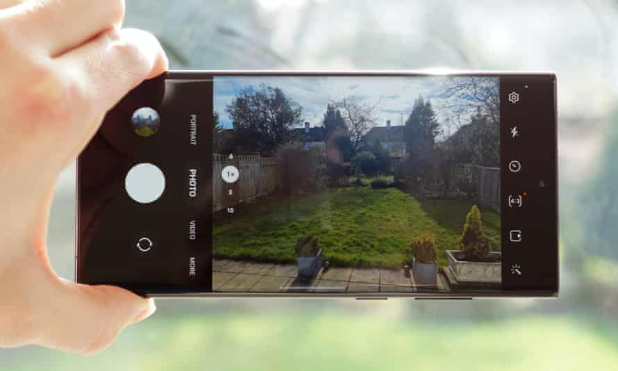 Die Kamera-App auf einem Galaxy S22 Ultra