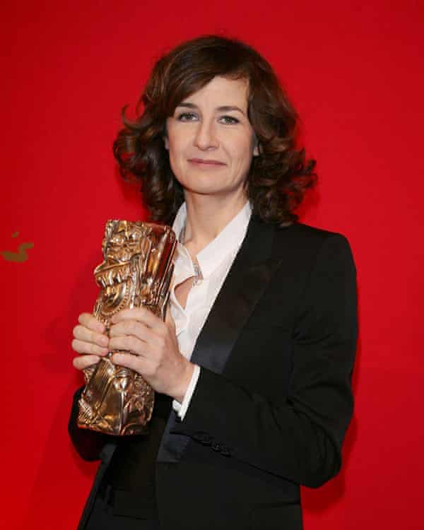 Lemercier mit ihrem Preis für die beste Hauptdarstellerin für Fauteuils d'Orchestre bei den Césars 2007.