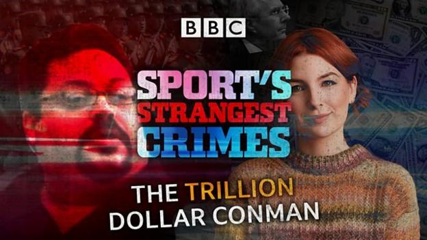 Werbebild für den Podcast The Trillion Dollar Conman