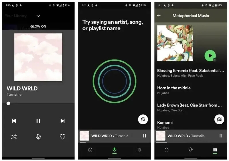 Spotify testet jetzt eine neue Automodus-Benutzeroberfläche für sichereres Musikhören während der Fahrt