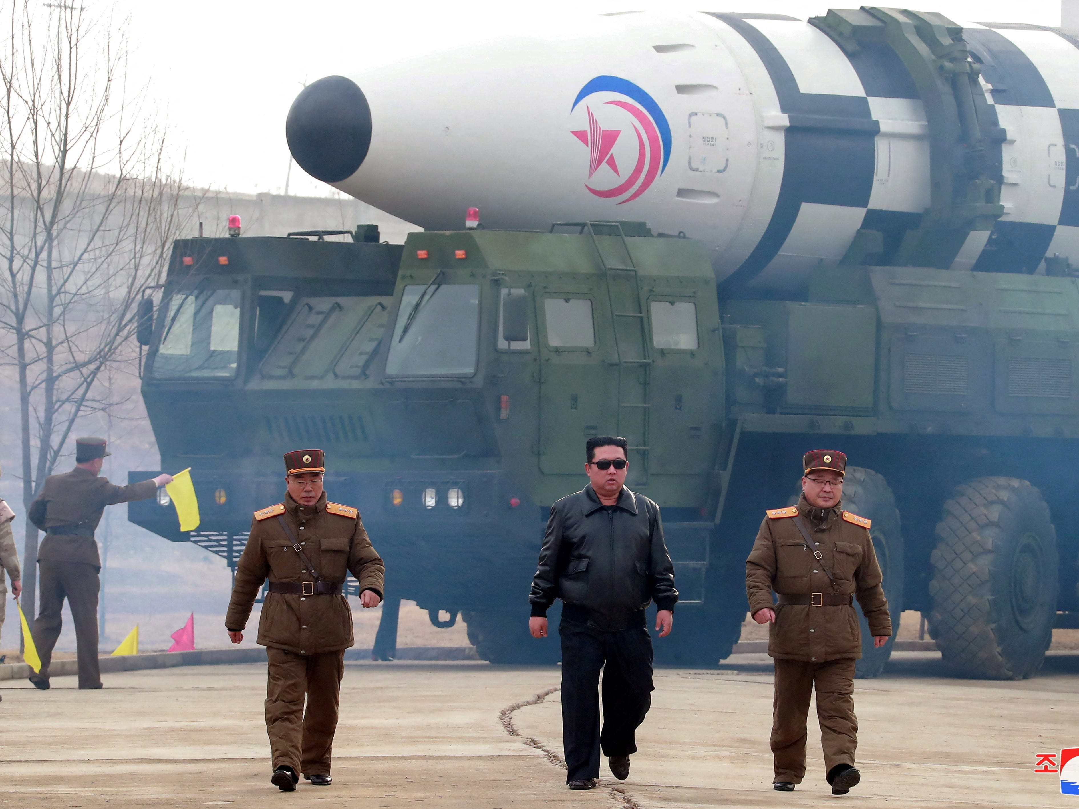Kim Jong Un Nordkorea Rakete