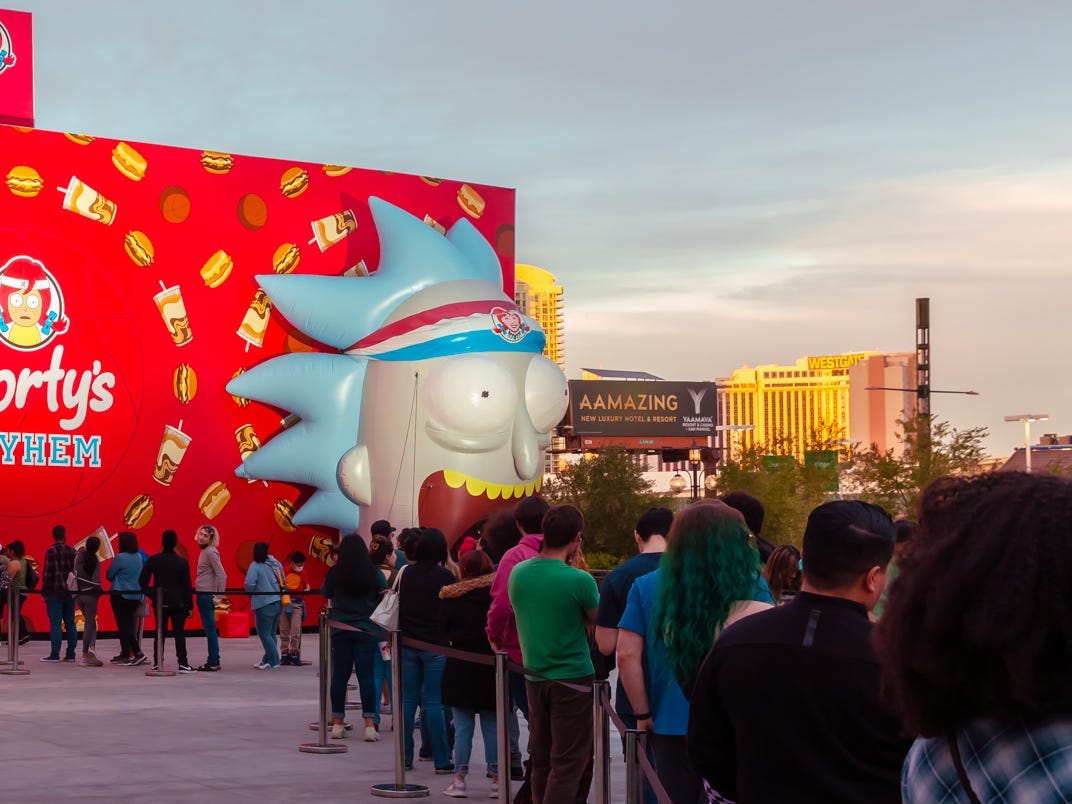 Rick und Morty Mayhem erleben Las Vegas