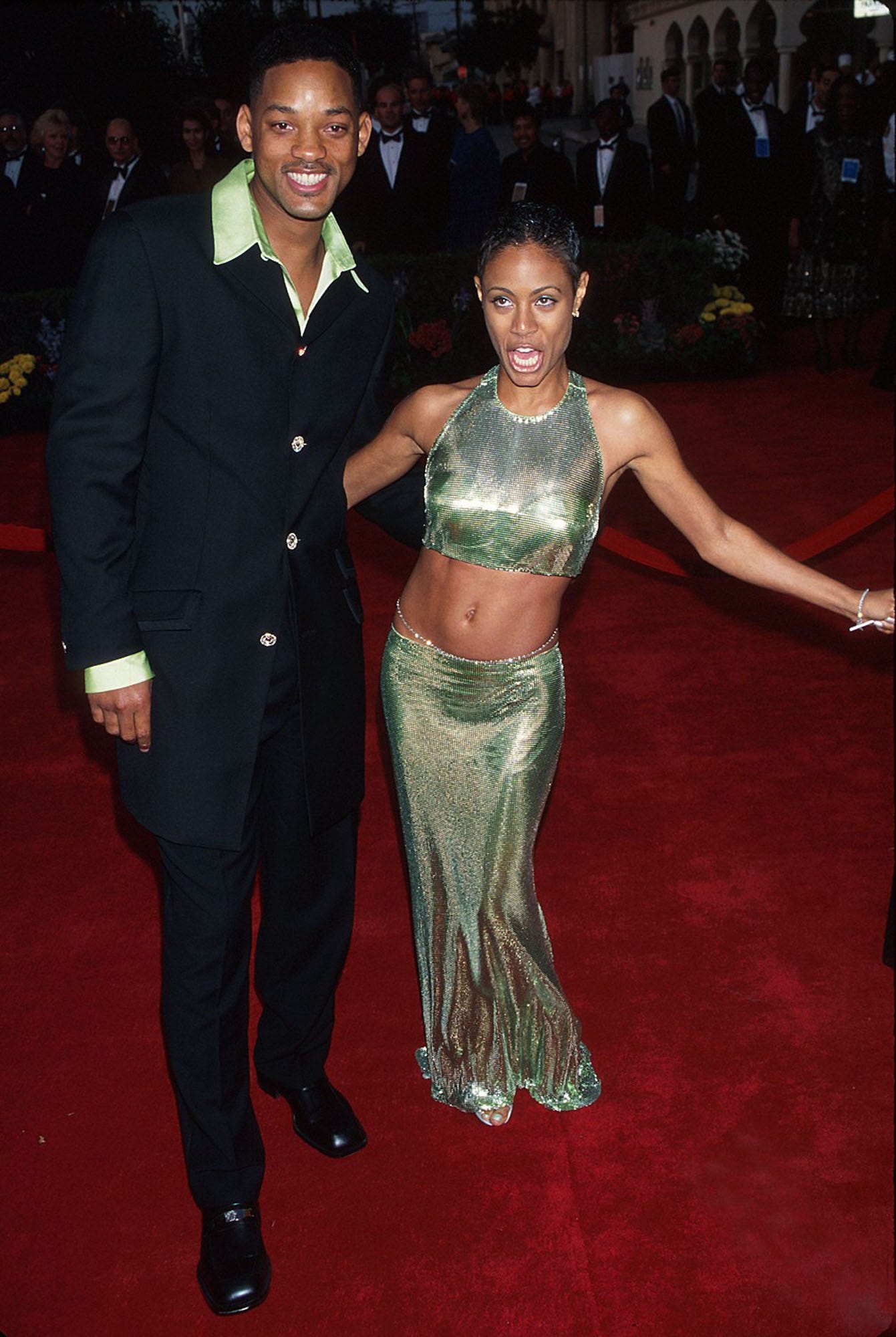 Will und Jada Pinkett Smith bei den Oscars am 23. März 1997.