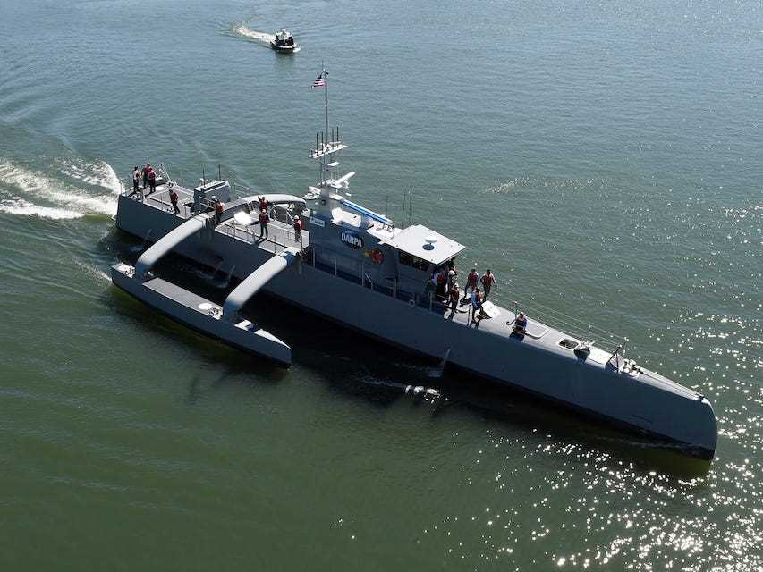 Navy Sea Hunter unbemannte Oberflächenschiffsdrohne