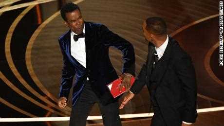 Chris Rock und Will Smith auf der Bühne der Oscar-Verleihung im März.