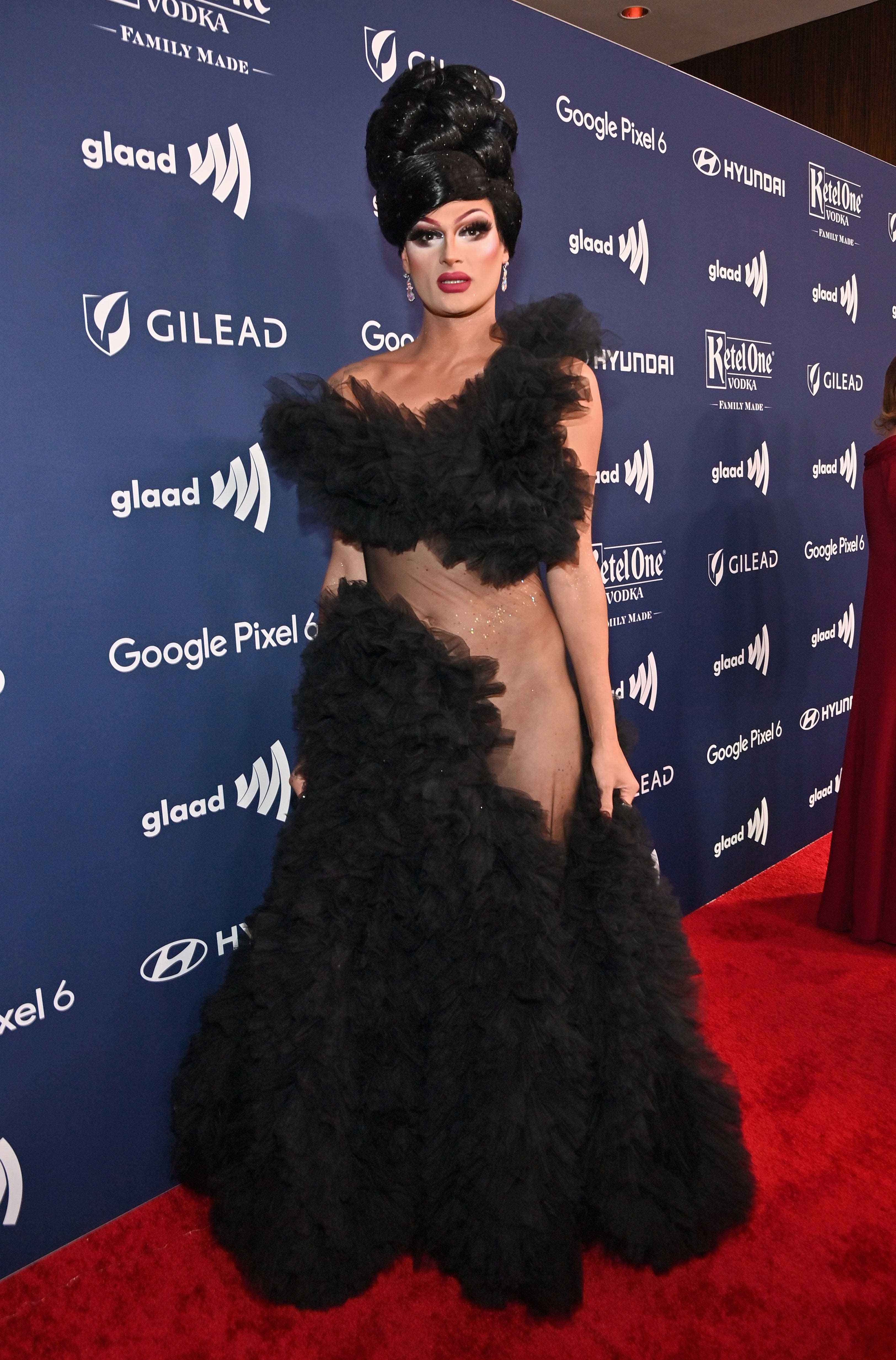 Rhea Litré nimmt an den GLAAD Media Awards 2022 teil.