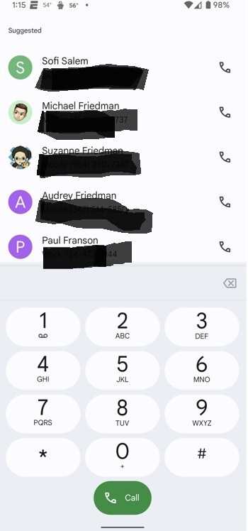 Aktualisiert  Version der Google Phone-App mit neuem Dialer - Google aktualisiert den Pixel-Dialer;  neue Iteration entspricht dem Kalender und dem Sperrbildschirm