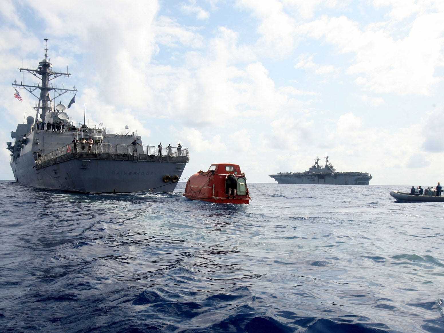Navy Zerstörer Bainbridge Amphibienschiff Boxer Maersk Alabama Richard Phillip Rettung